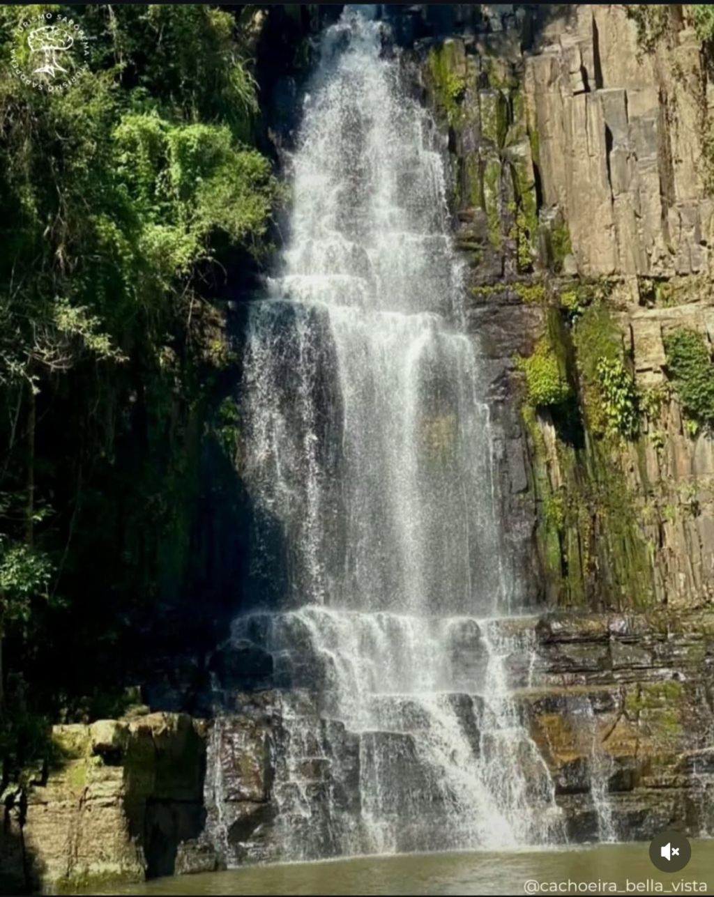 Foto da Cachoeira Bella Vista em Sapopema, PR